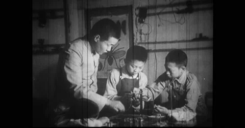 Children learning and playing in school Stock Footage 43505010