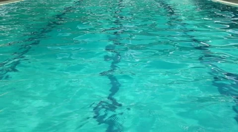 Children learning to swim Stock Footage 46835435