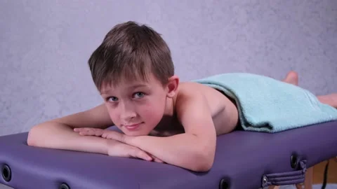 Children massage Stock Footage 152835754