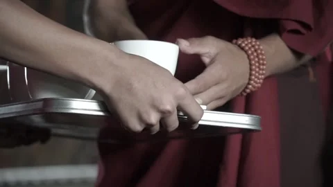 Children &amp; Monks at Dechen Phodrang Monastery Video stock 161960989