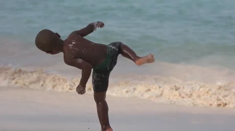 Children, Ocean Stock-Footage 60592271