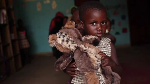 Children from the orphanage in Uganda Stock Footage 148747183