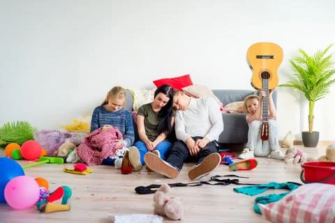 Children out of control Stock Photos