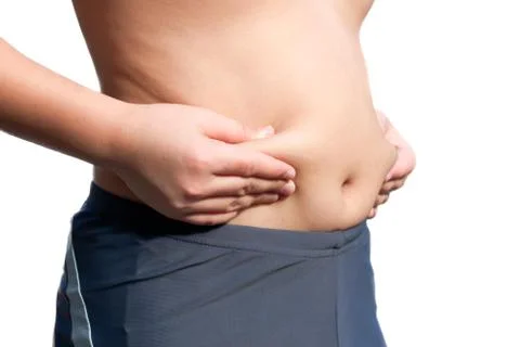 Children with overweight Stock Photos