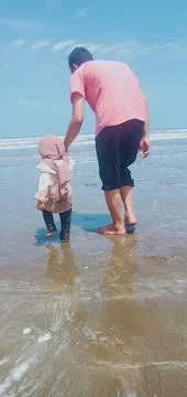 With children Foto stock