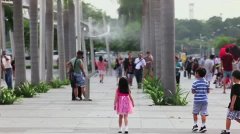 Children Play and Run Video stock 10833681
