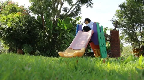 Children play ground 库存影片 45292324