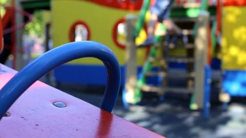 Children play in the playground Stock Footage 78862003