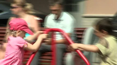 Children on the playground Stock Footage 5069125