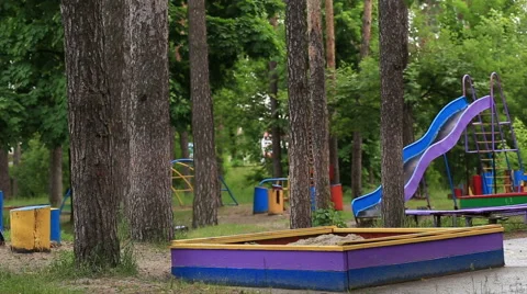 Children playground Stock-Footage 53266621