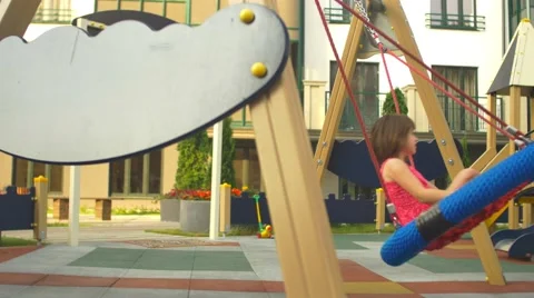 Children Playground Stock Footage 68857925