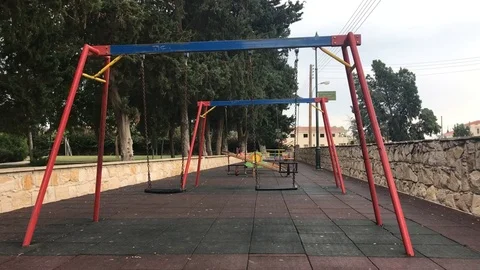 Children Playground Stock Footage 100582227