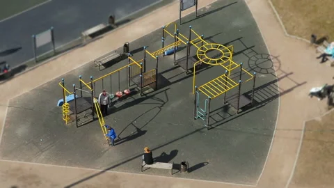 Children playground Stock Footage 105876508