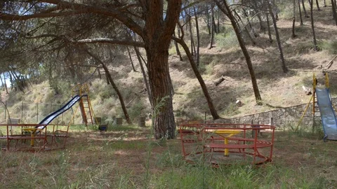 Children playground Stock Footage 121087905