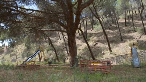 Children playground Stock Footage 121087940
