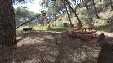 Children playground Stock Footage 121089260