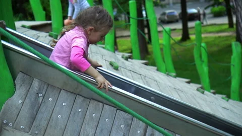 Children at playground Stock Footage 132441955