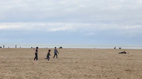 Children playing with a ball Stock Footage 61561270