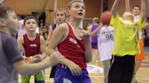 Children Playing with Balls Stock Footage 42051490