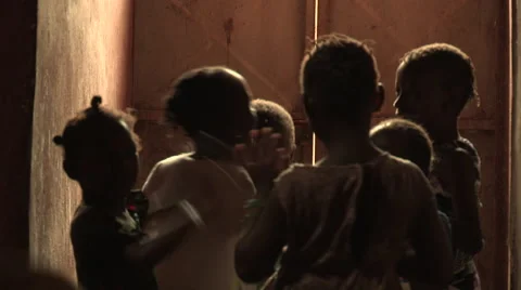 Children playing in circle Stock Footage 51436384