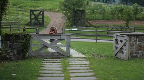 Children Playing on Farm 動画素材 594569