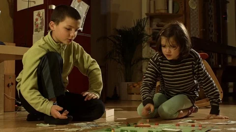 Children playing Stock Footage 71200939