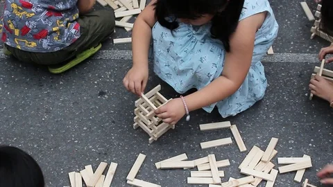 Children playing Stock Footage 114126242