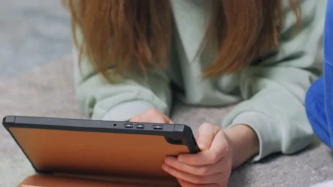 Children Playing Gadgets Stock Footage 167775740