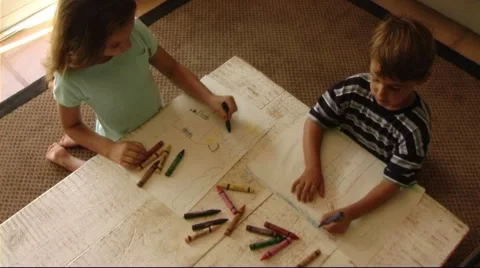 Children playing game Stock Footage 43682837