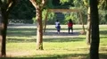 Children playing at park HD Footage
