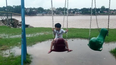 Children playing in park Stock-Footage 316142889