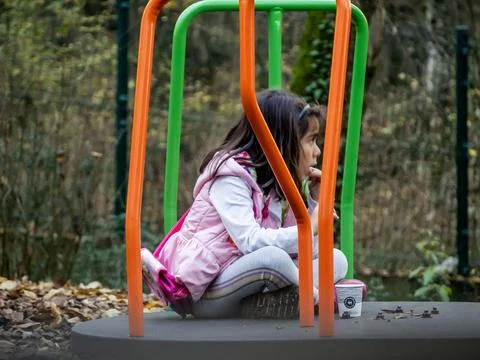 Children playing in the park Stock-Fotos
