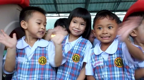 Children playing in the playground Stock Footage 46843086