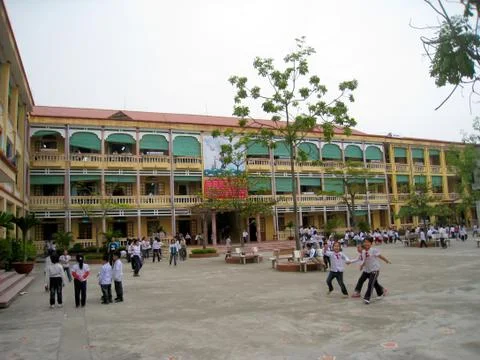 Children playing in school Stock Photos