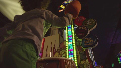 Children playing whack and win Video stock 283274081