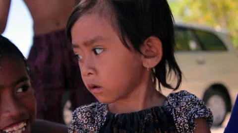 Children of a poor area Stock Footage 26323944