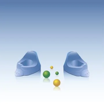Children potty Stock Illustration