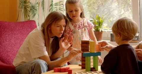 Children questioning rules and authority at home Stock Photos