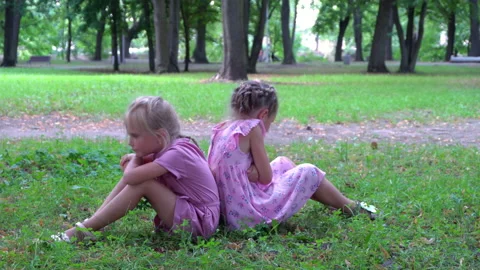Children resent each other Stock Footage 147245622