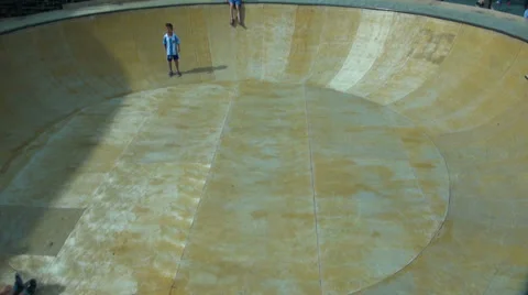 Children in the ring for scooters Stockbeeldmateriaal 29656275