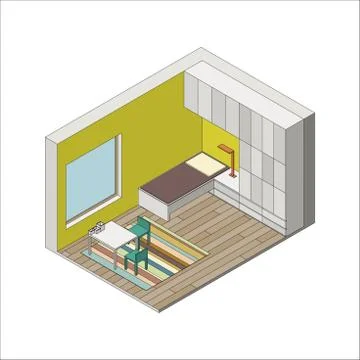 Children room Stock Illustration