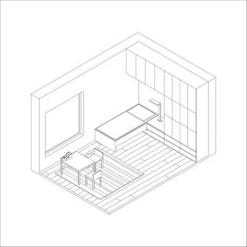 Children room Stock Illustration