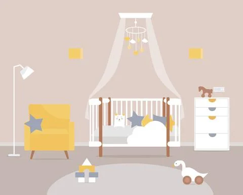 Children room Stock Illustration