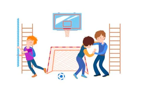 Children school behavior Stock Illustration