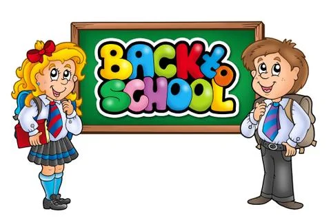 Children in school  Stock Illustration
