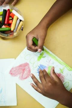 Children at school studying in a classroom. learning in elementary education  Stock Photos