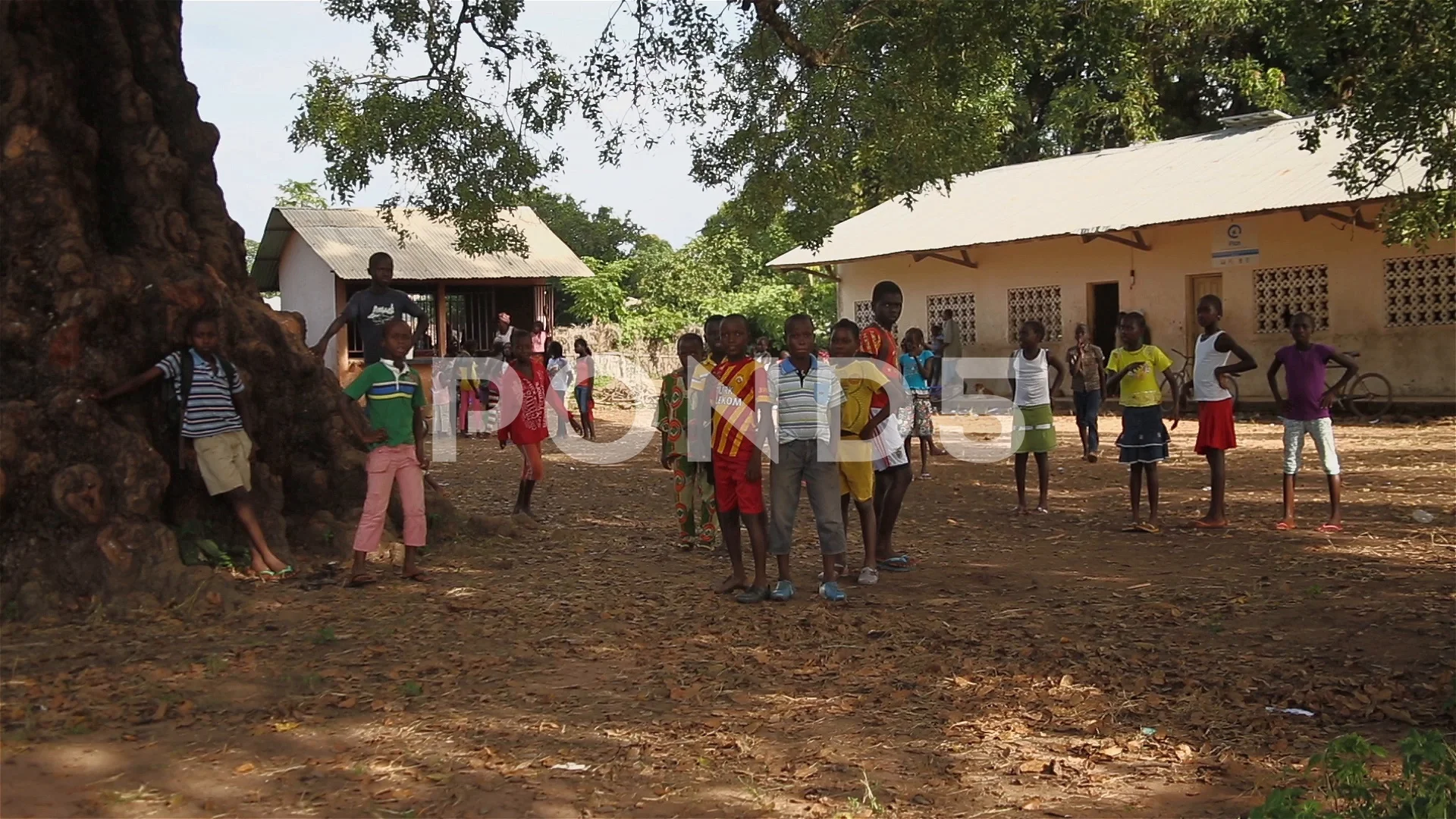 Children in school, village - Guinea Africa