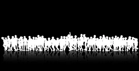 Children silhouettes Stock-Illustration