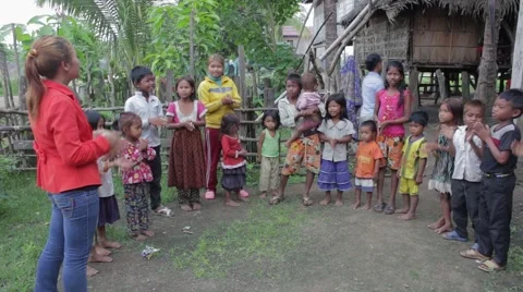 Children Sing Stock Footage 40076245