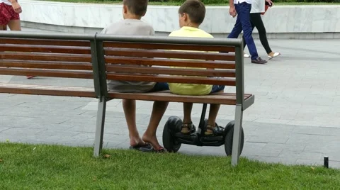 Children sit Stock Footage 65806618